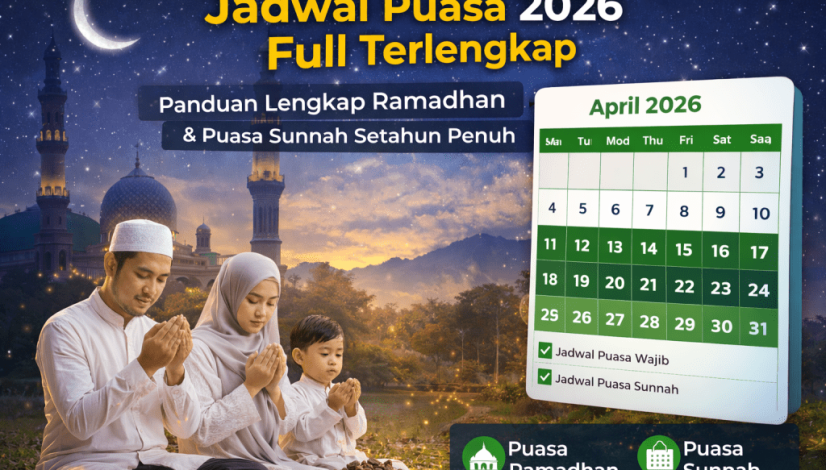 Jadwal Puasa 2026 Full Terlengkap: Panduan Lengkap Ramadhan & Puasa Sunnah Setahun Penuh.