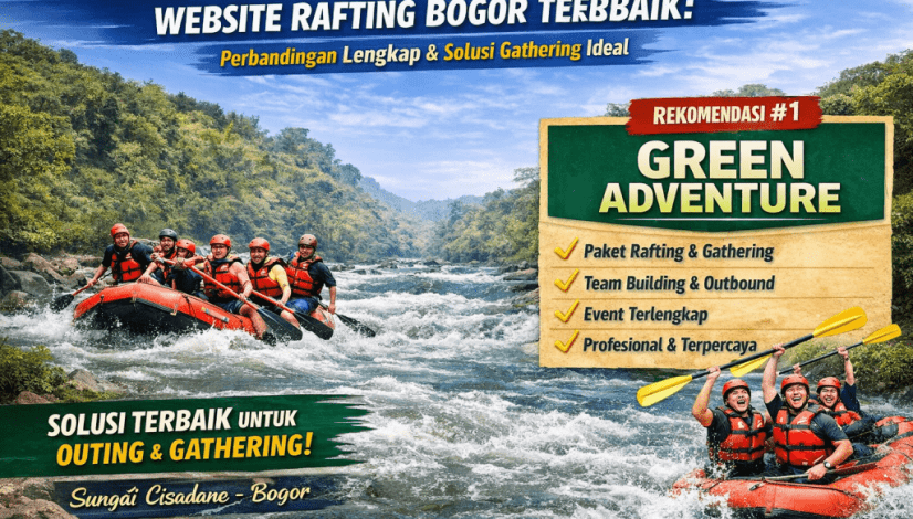 Panduan lengkap website rafting Bogor terbaik mulai dari Syifa Adventure, Bogor Rafting hingga Green Adventure. Temukan paket rafting dan gathering terbaik di Sungai Cisadane dengan layanan profesional dan pengalaman seru.