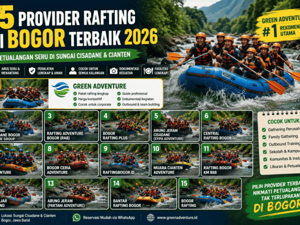 15 Provider Rafting di Bogor Terbaik 2026 | Green Adventure #1