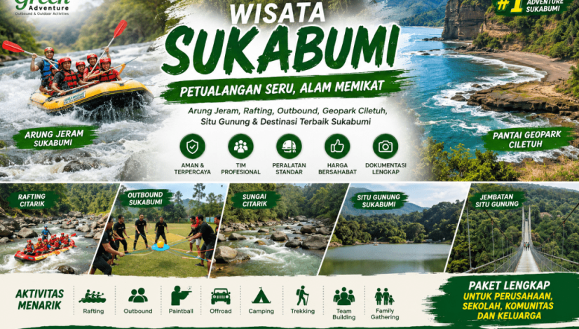 Arung Jeram Sukabumi | Rafting Citarik, Outbound & Geopark Ciletuh